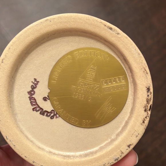 Vintage Gerz Tyrolean Tankard Limited Edition Pewter Lidded German Beer Stein - Picture 6 of 8